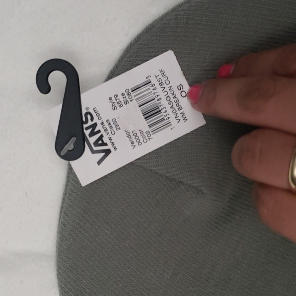 NWT Vans Off The Wall Women's Breakin Curfew II Beanie In Frost Gray Onesize - Picture 11 of 11